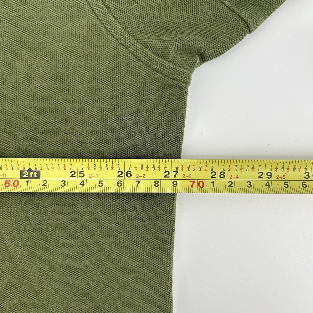 Orvis Signature Polo Shirt Mens 2XLT Olive Green Pique Logo Cabincore Heritage - Picture 10 of 11